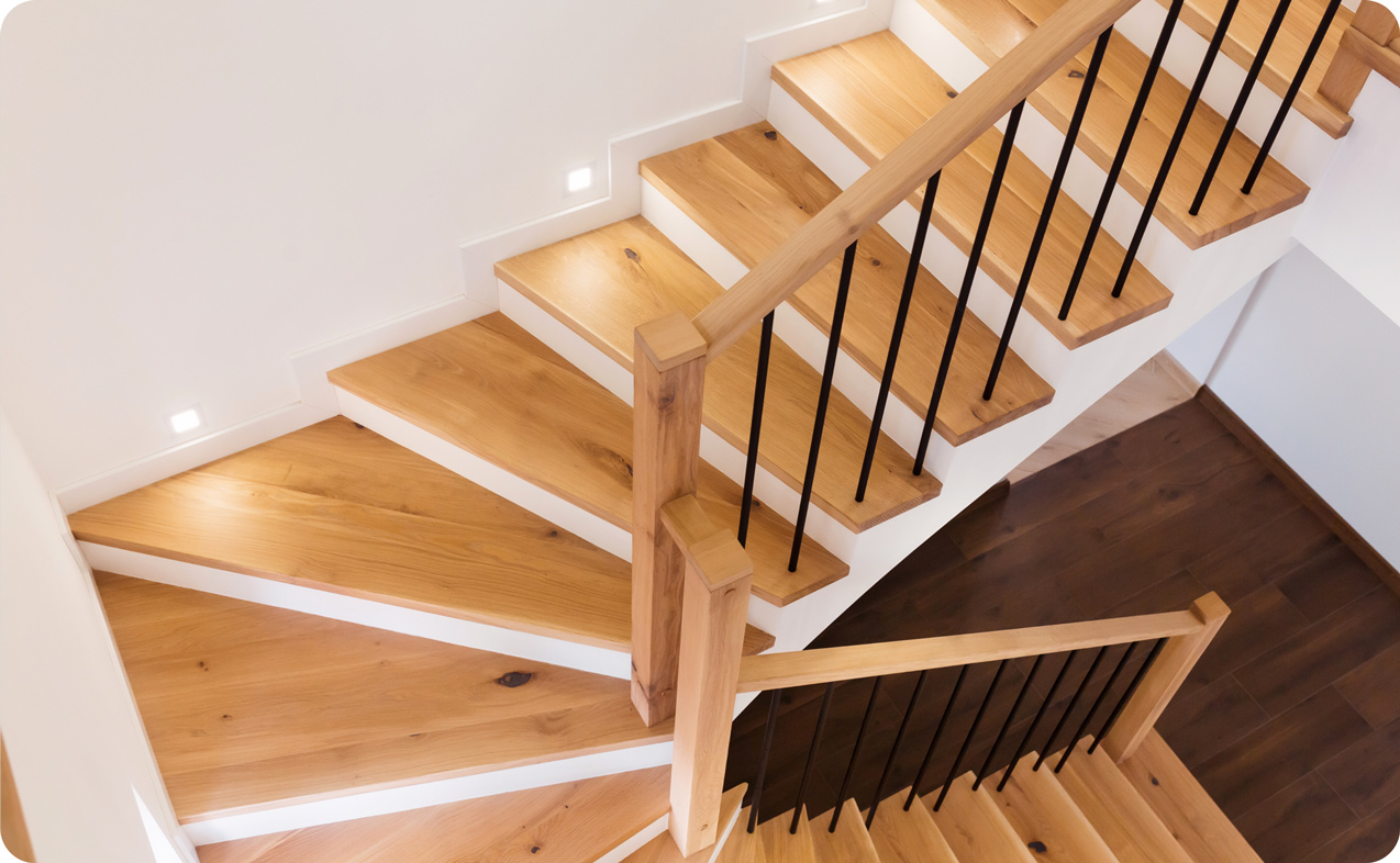 Treppen aus Holz | B+M HolzWelt