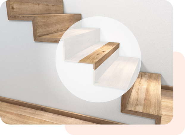 Stufenkantenprofil Treppe | B+M HolzWelt