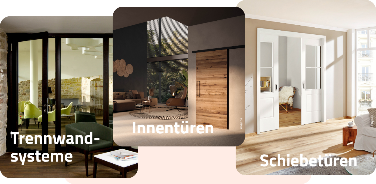 ringo-spektrum-sortiment Sortiment ringo Schwering Türenwerk GmbH Innentüren, Trennwandsysteme, Schiebetüren