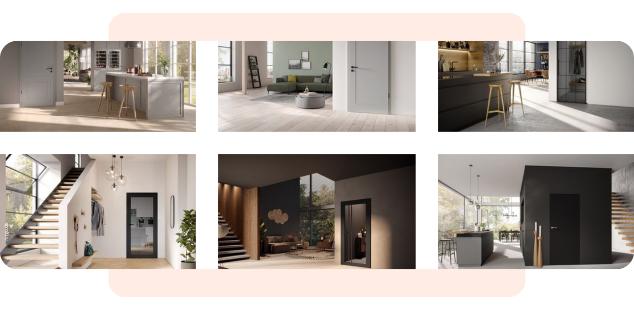 ringo-tueren-vielzahl-diverse-moeglichkeiten ringo Türelemente, gefalzt, stumpfeinschlagen, Innentüren, Garagenverbindungstür, mit Glas, Lichtausschnitt